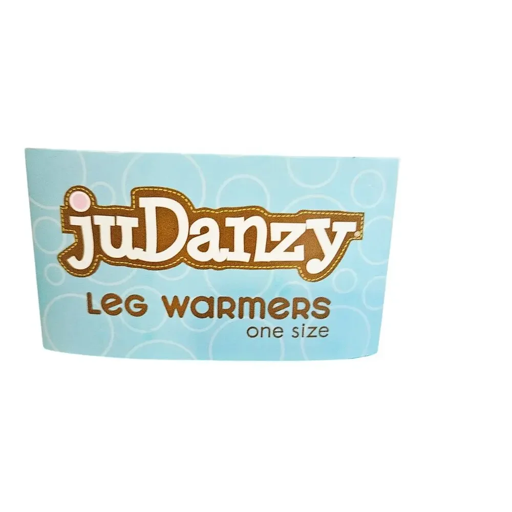 JuDanzy Girls Leg Warmers Solid Black Kids One Size Cutesy Cozy Lounge NEW